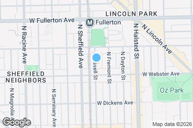 Map image of the property - 2241 N Bissell St