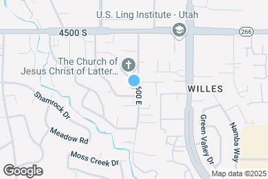Map image of the property - 4580 S 600 E