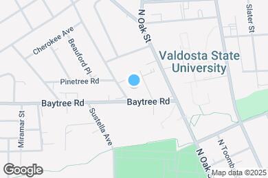 Map image of the property - Baytree Campus Apartments