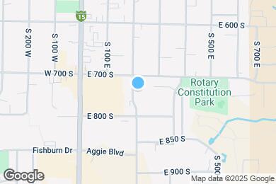 Map image of the property - 280 E 700 S