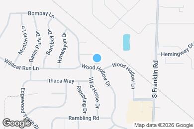 Map image of the property - 5477 Wood Hollow Dr