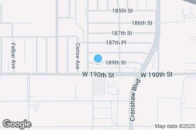 Map image of the property - 3412 W 189th St