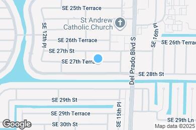 Map image of the property - 1418 SE 27th Terrace