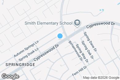 Map image of the property - 26118 Cypresswood Dr
