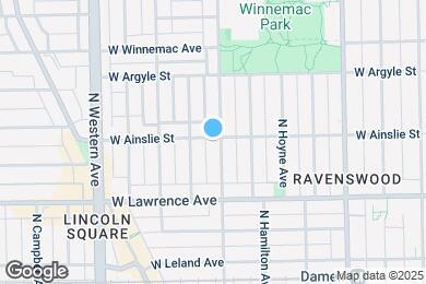 Map image of the property - 4856 N Leavitt St