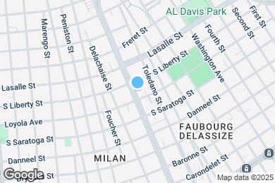 Map image of the property - 2209 Louisiana Ave