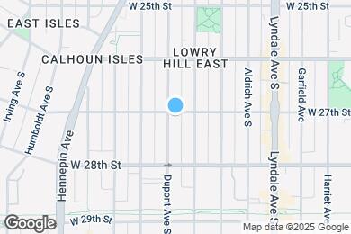 Map image of the property - 2701 DuPont Ave S
