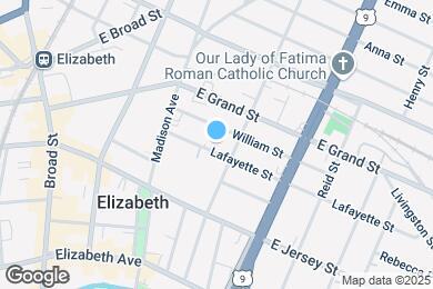 Map image of the property - 1057 Lafayette St