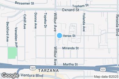 Map image of the property - 18850 Hatteras St