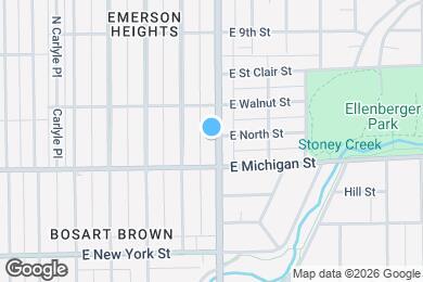 Map image of the property - 526 N Emerson Ave