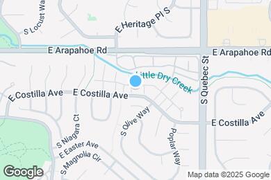 Map image of the property - 6930 E Briarwood Dr