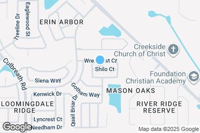 Map image of the property - 2608 Shilo Ct