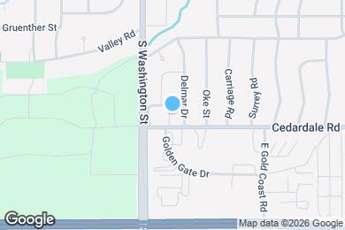 Map image of the property - Park Terrace