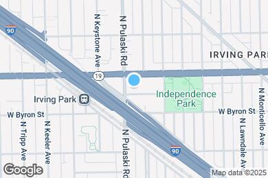 Map image of the property - 3948 W Dakin St