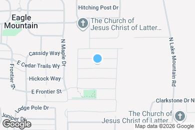 Map image of the property - 2357 E Surry Way
