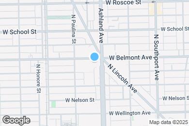 Map image of the property - 1613 W Belmont Ave