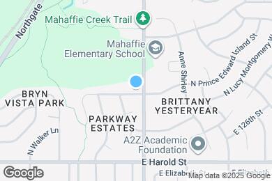 Map image of the property - 838 E 125th Terrace