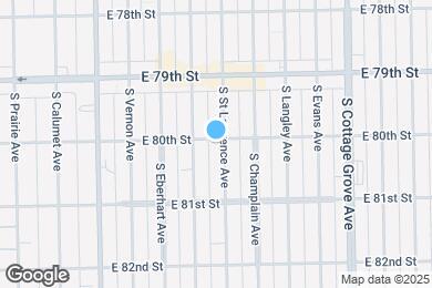 Map image of the property - 541 E 80th St