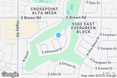 Map image of the property - 5449 E Fairfield St