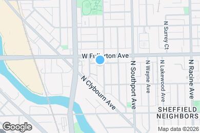 Map image of the property - 2338 N Greenview Ave