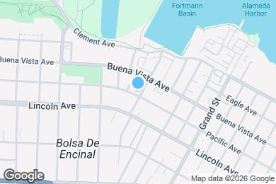 Map image of the property - 1537 Pacific Ave