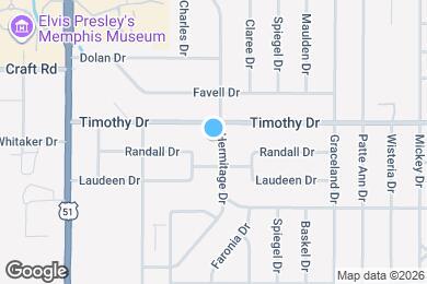 Map image of the property - 3911 Hermitage Dr