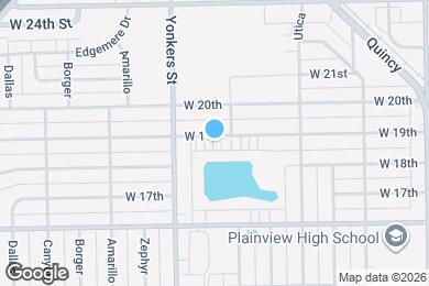 Map image of the property - 2407 W 19th