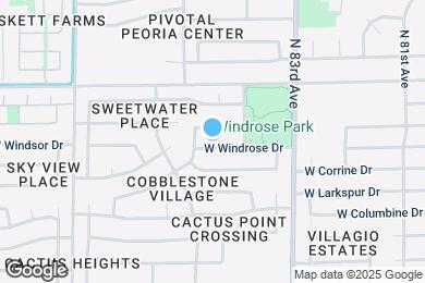 Map image of the property - 8414 W Windrose Dr