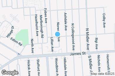 Map image of the property - 159 Norwood Ave