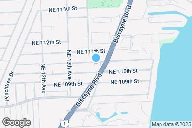 Map image of the property - 11050 Biscayne Blvd