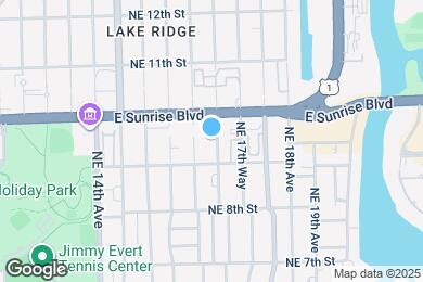 Map image of the property - 921 NE 17th Terrace