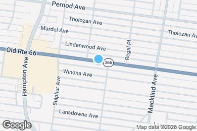 Map image of the property - 5614 Chippewa St