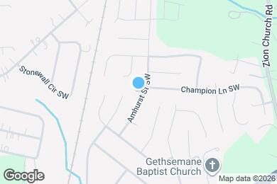 Map image of the property - 395 Amhurst St SW