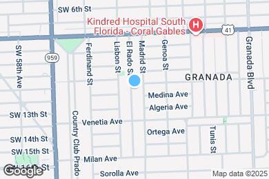 Map image of the property - 1107 El Rado St