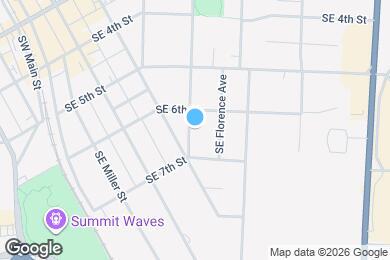 Map image of the property - 607 SE Howard Ave