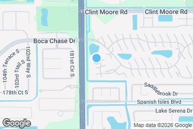 Map image of the property - 9939 Boca Gardens Trail