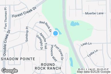 Map image of the property - 1706 Red Rock Cv