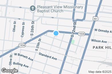 Map image of the property - 2221 St Louis Ave