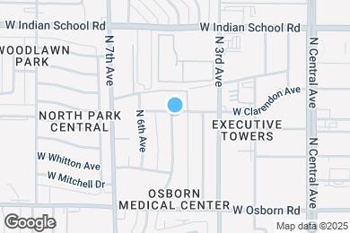 Map image of the property - 3655 N 5th Ave