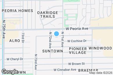 Map image of the property - 7121 W North Ln