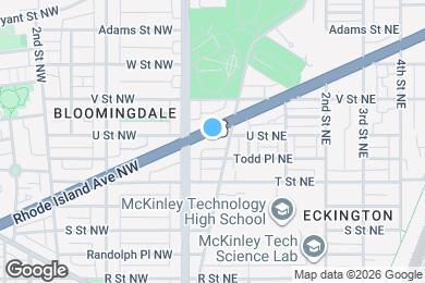 Map image of the property - 25 U St NE