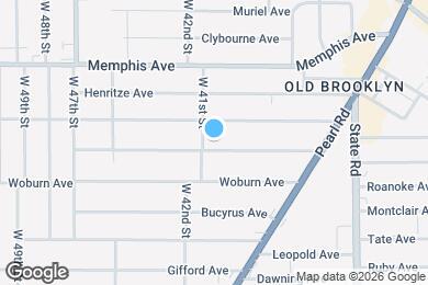Map image of the property - 4014 Brooklyn Ave