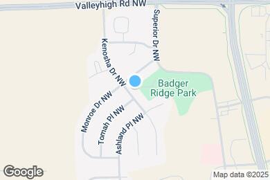 Map image of the property - 2922 Kenosha Dr NW