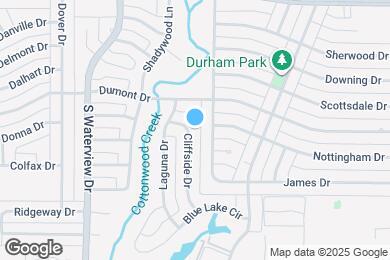 Map image of the property - 601 Cliffside Dr