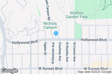 Map image of the property - 7735 Hollywood Blvd