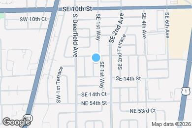 Map image of the property - 1308 SE 1st Terrace