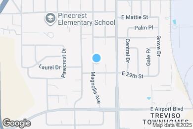 Map image of the property - 2853 Magnolia Ave