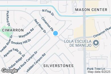 Map image of the property - 22107 Cimarron Pkwy