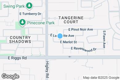 Map image of the property - 3286 E Merlot St