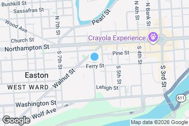 Map image of the property - 619 Ferry St